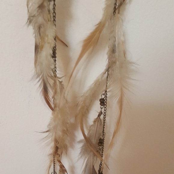 COPY - Dream Girls Long Feather Earrings - Picture 4 of 4